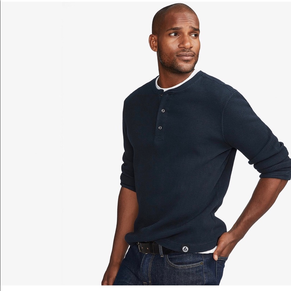 COPY - American Giant Waffle Henley - Picture 3 of 6